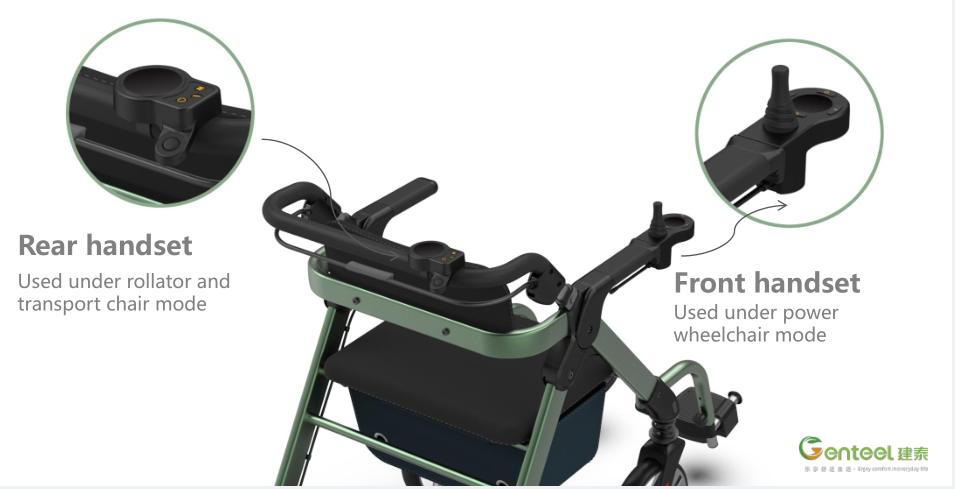 E-Transform 3-in-1 Multi-functional Rollator and Transport Chair