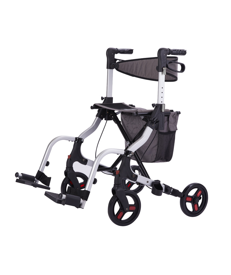 Rollator With Footrest