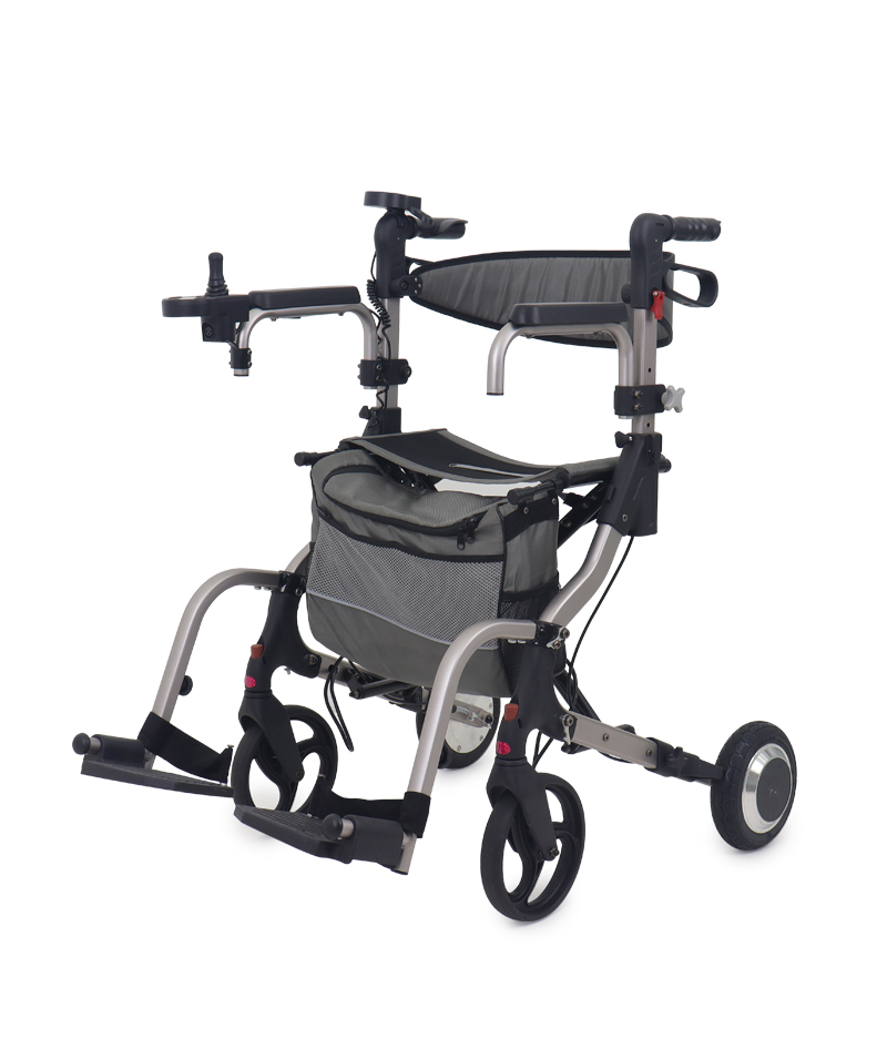 Electric Rollator With Footrest